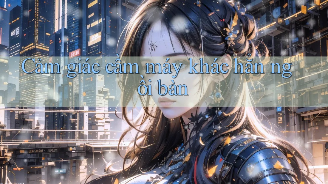 Cảm giác cầm máy khác hẳn ngồi bàn