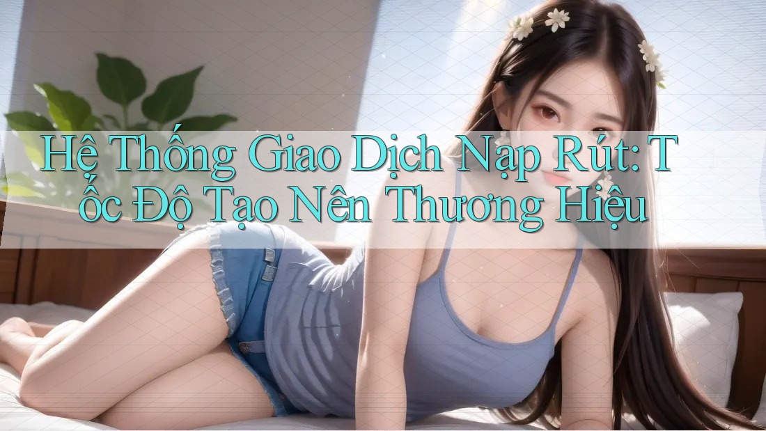 Hệ Thống Giao Dịch Nạp Rút: Tốc Độ Tạo Nên Thương Hiệu