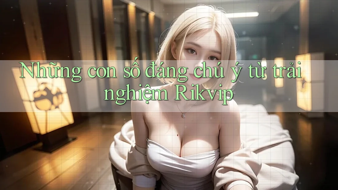 Những con số đáng chú ý từ trải nghiệm Rikvip