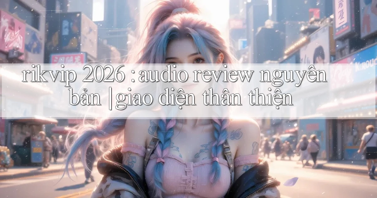 rikvip 2026 audio review nguyên bản giao diện thân thiện