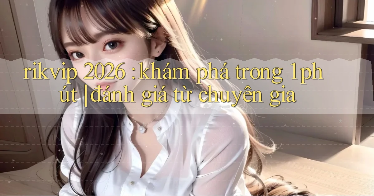 rikvip 2026 khám phá trong 1 phút đánh giá từ chuyên gia