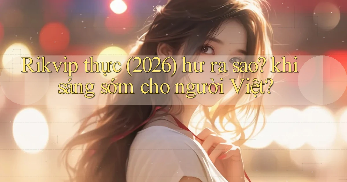 Rikvip thực (2026) hư ra sao khi sáng sớm cho người Việt