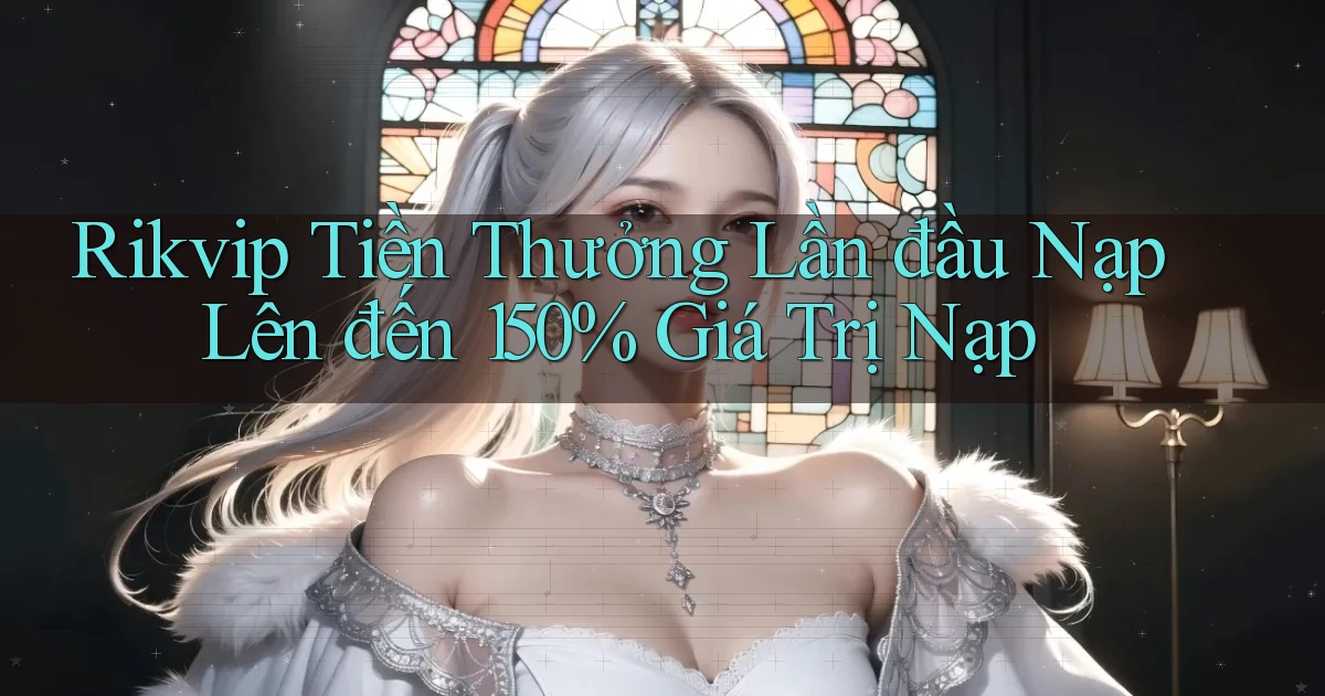 rikvip  tiền thưởng lần đầu nạp lên đến 150% giá trị nạp