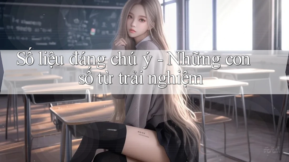 Số liệu đáng chú ý: Những con số từ trải nghiệm