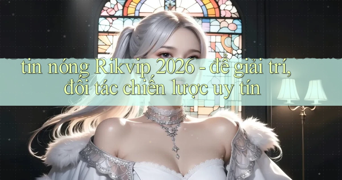 tin nóng Rikvip 2026   để giải trí, đối tác chiến lược uy tín