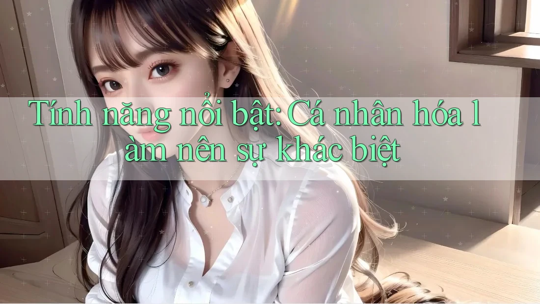 Tính năng nổi bật: Cá nhân hóa làm nên sự khác biệt